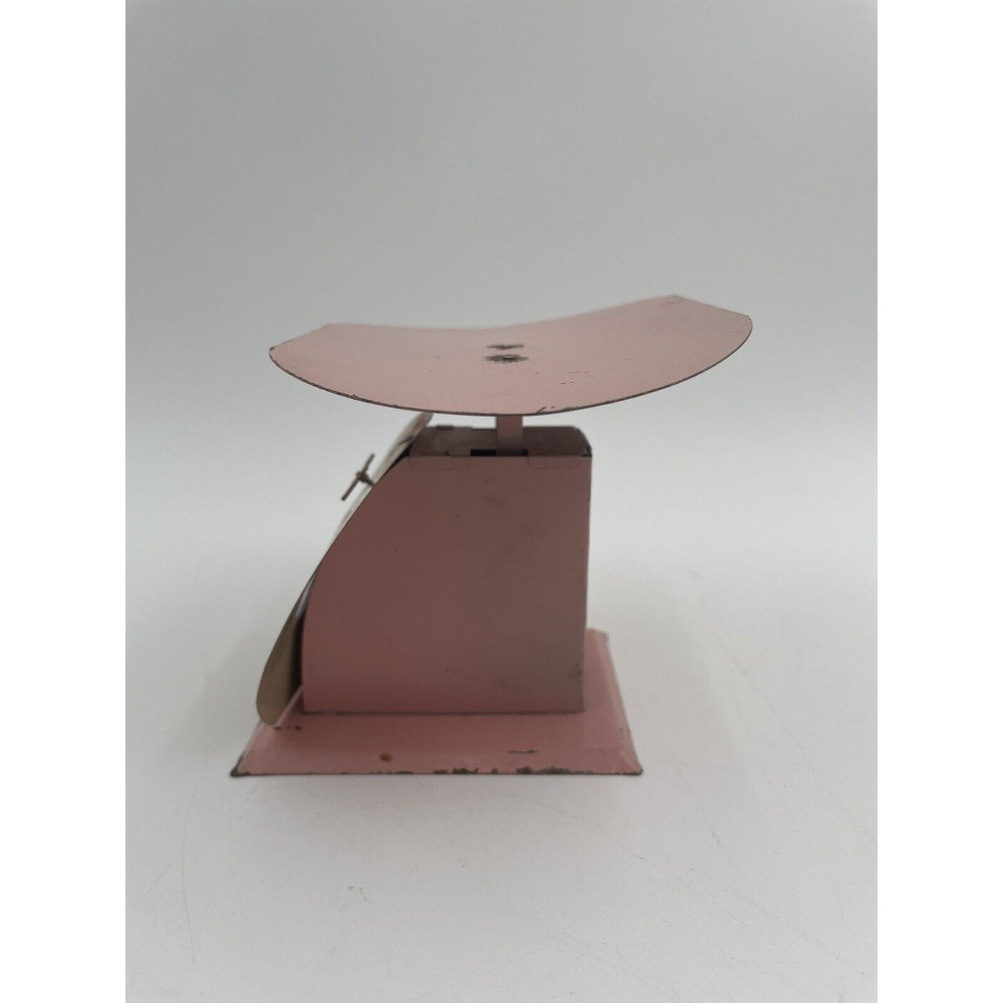 1950s Pla-Scale Pink Metal Toy Scale w/ Blue Birds (D8) - Vintosh Vintage