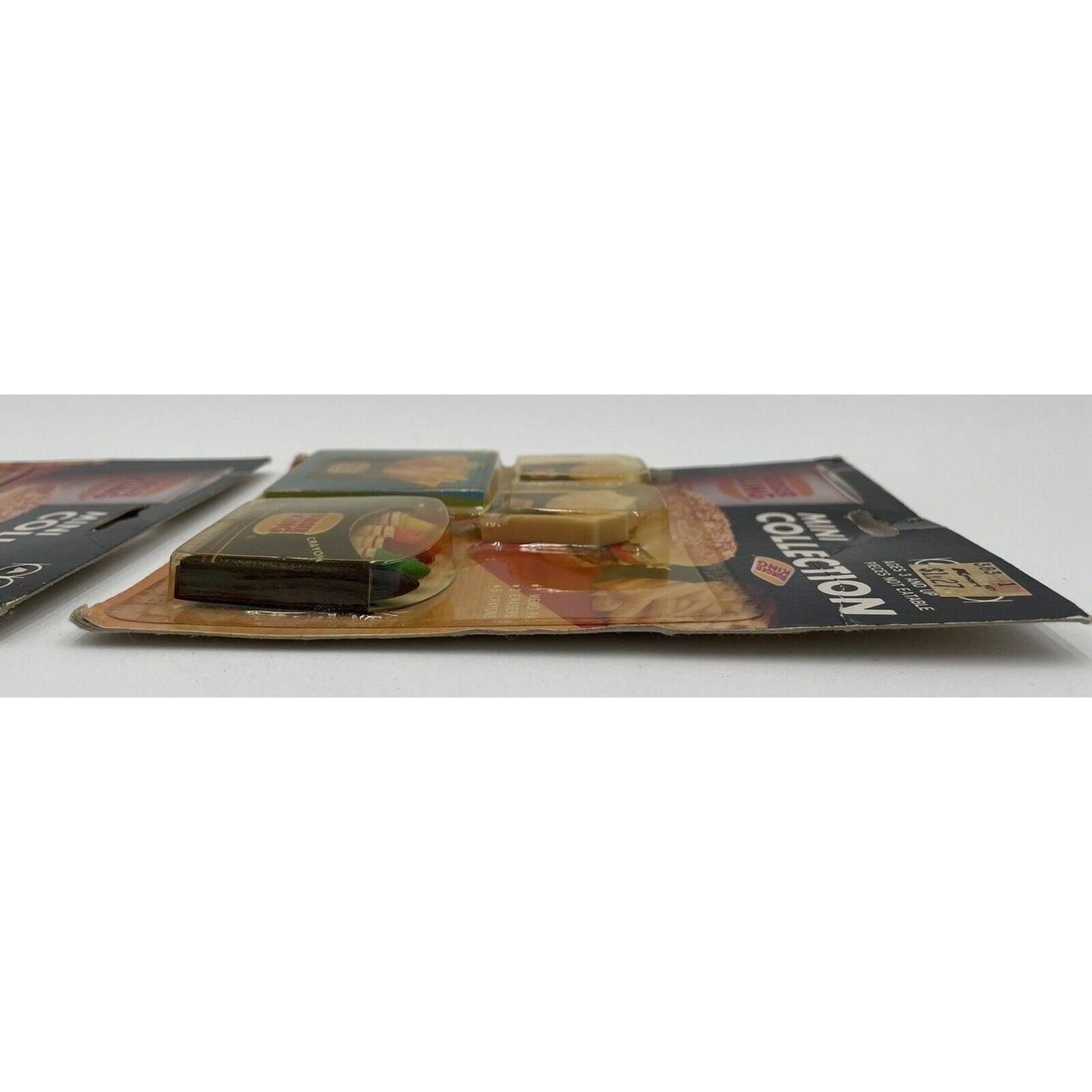 Two 1982 Burger King Mini Collection Promos Whopper & Fries (C8) - Vintosh Vintage