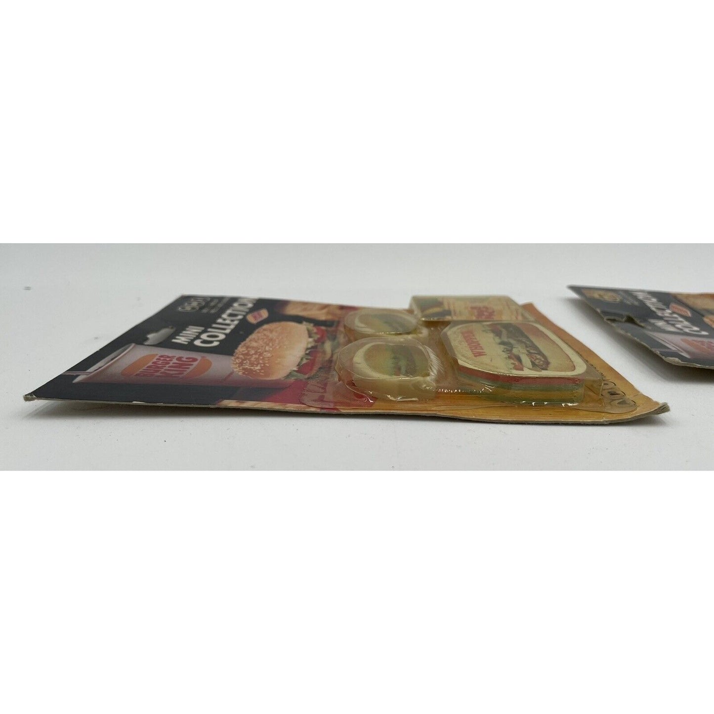 Two 1982 Burger King Mini Collection Promos Whopper & Fries (C8) - Vintosh Vintage