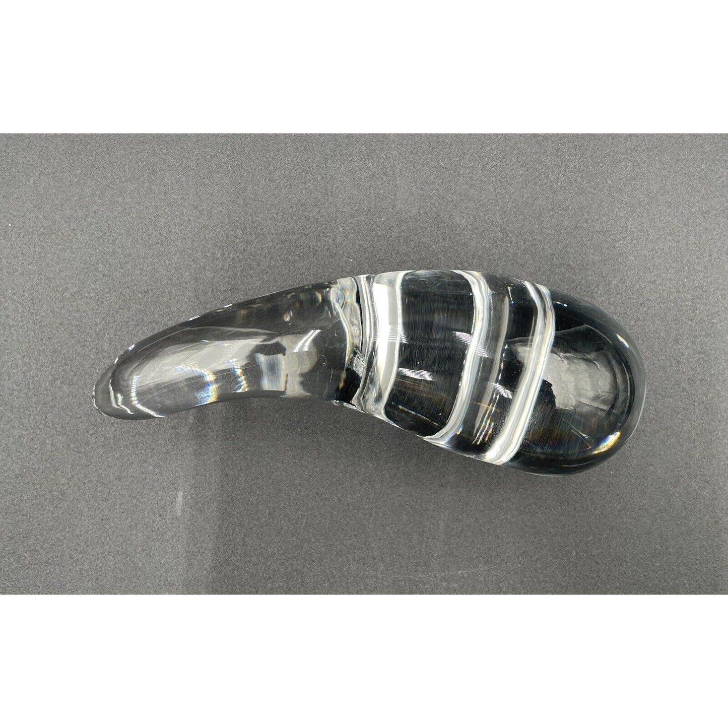 Vintage Baccarat France Crystal Anteater Figurine Paperweight (B1) - Vintosh Vintage