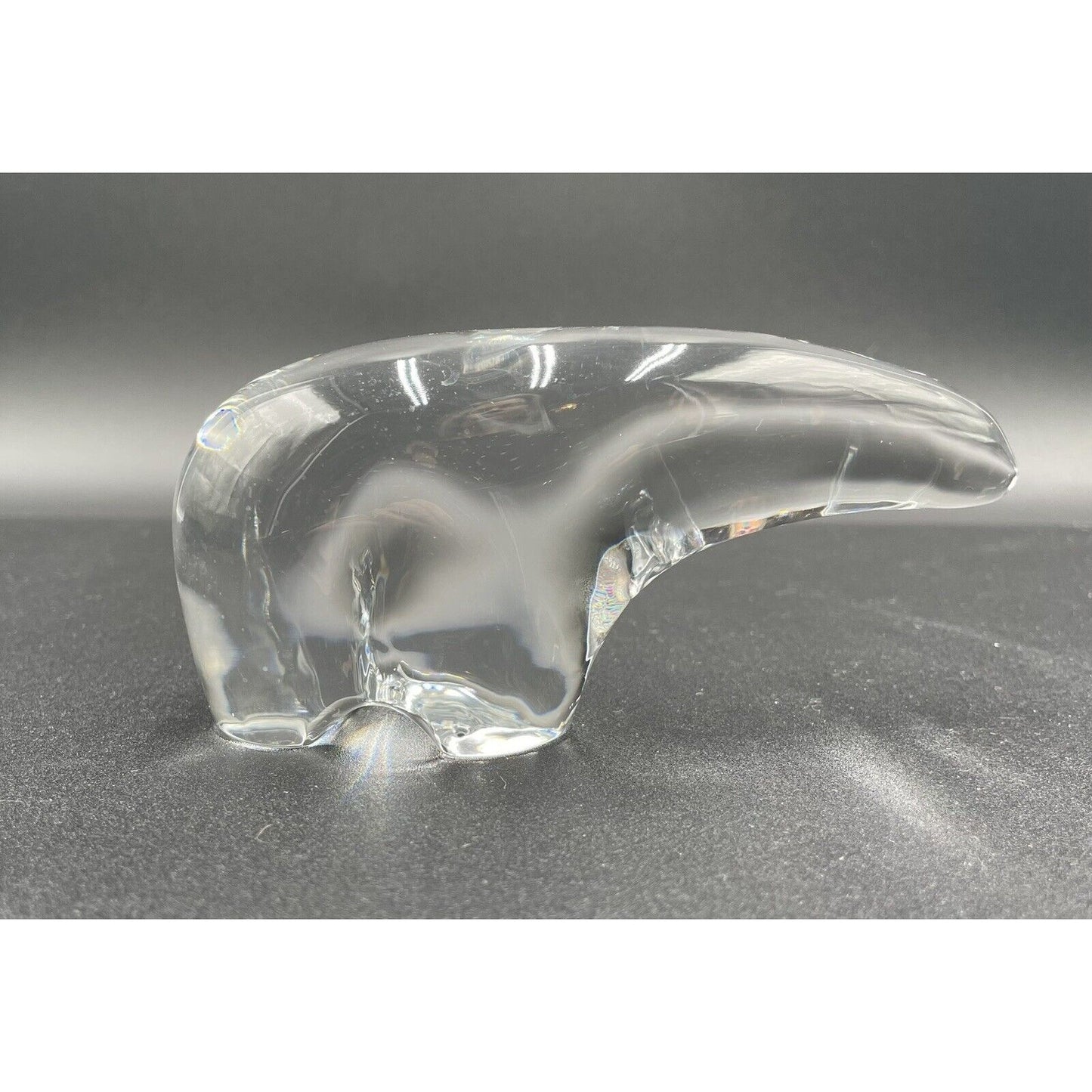 Vintage Baccarat France Crystal Anteater Figurine Paperweight (B1) - Vintosh Vintage