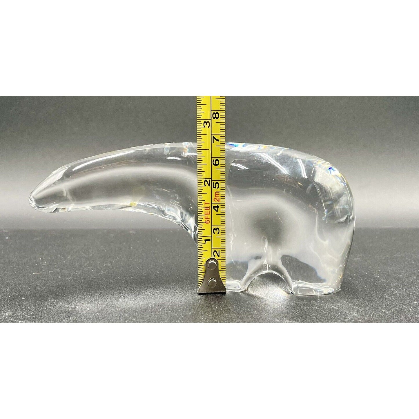 Vintage Baccarat France Crystal Anteater Figurine Paperweight (B1) - Vintosh Vintage