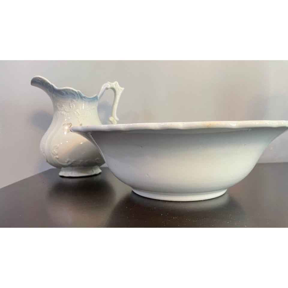 Vintage HR Wyllie China Baby Basin & Pitcher (C7)