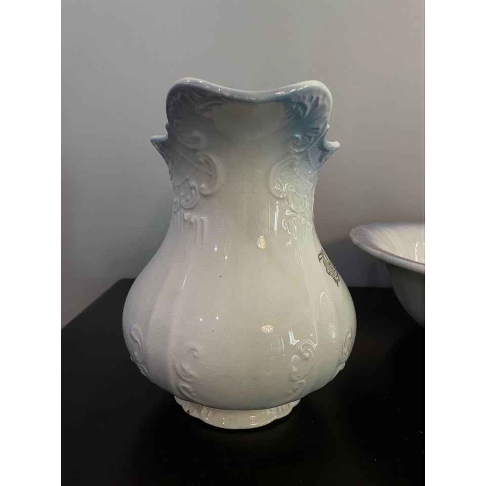 Vintage HR Wyllie China Baby Basin & Pitcher (C7)