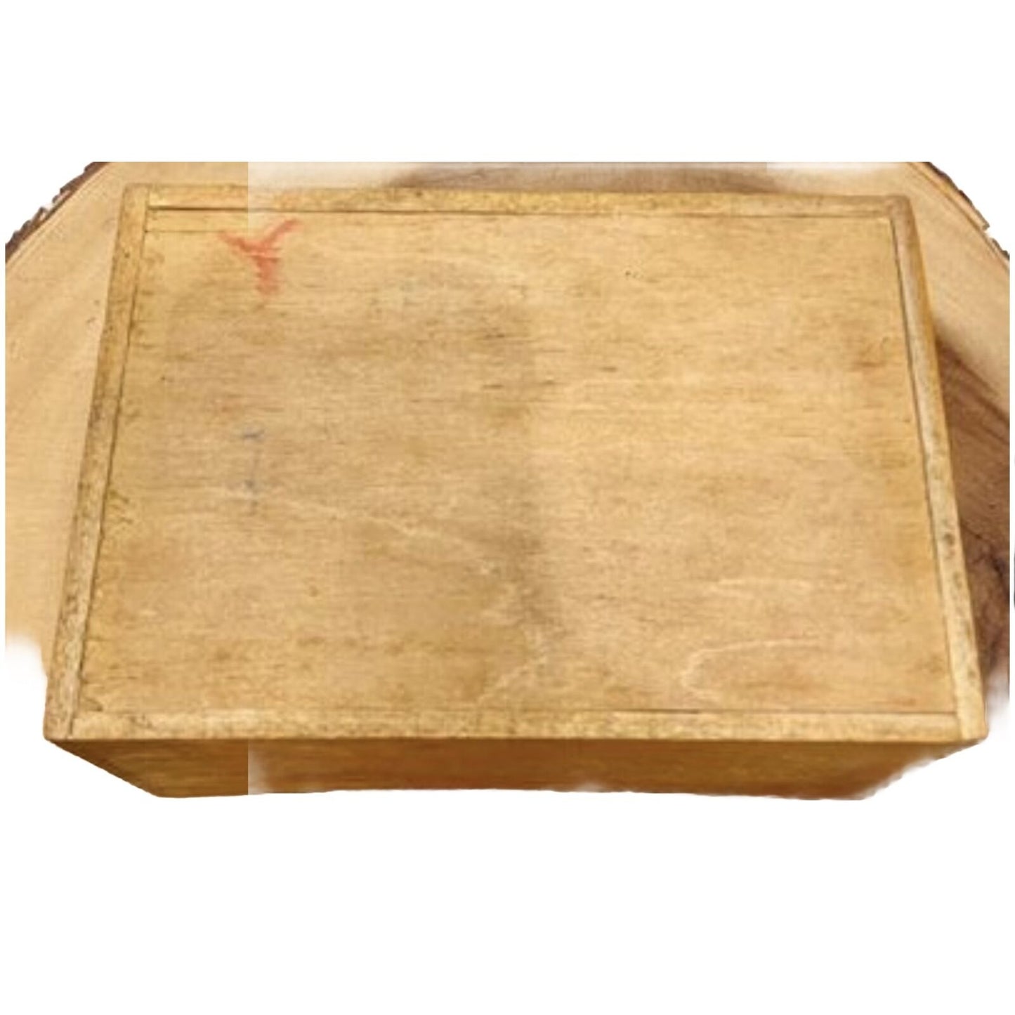 Vintage American Crayon Co Dovetail Wood 510 Chalk Box - Vintosh Vintage
