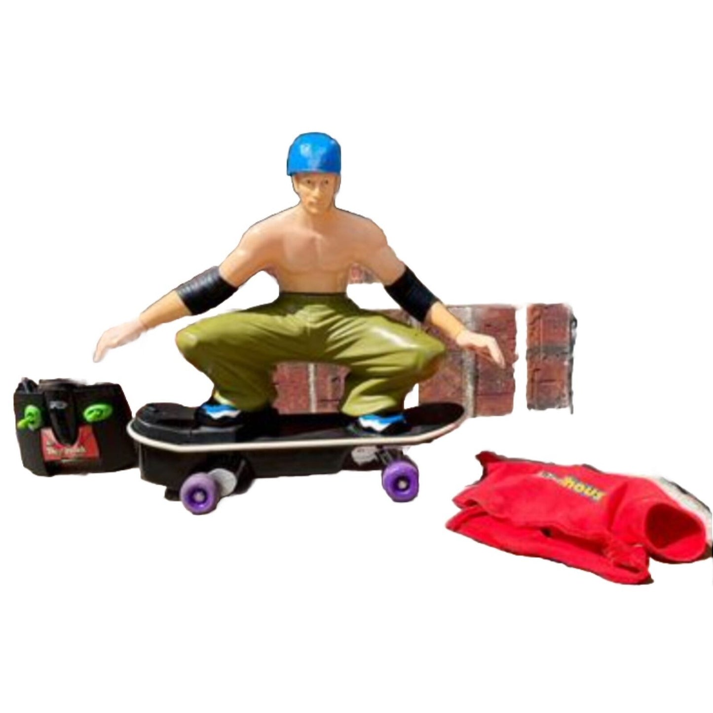TYCO Remote Control Tony Hawk Birdhouse Skater on Skateboard (C5) - Vintosh Vintage