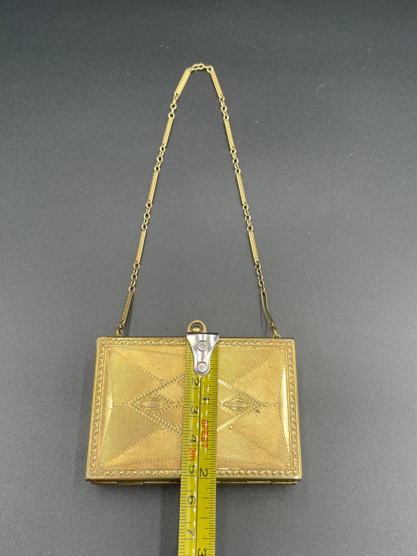 Art Nouveau Miniaudiere Pristine Antique Compact
Vanity Carryall Purse