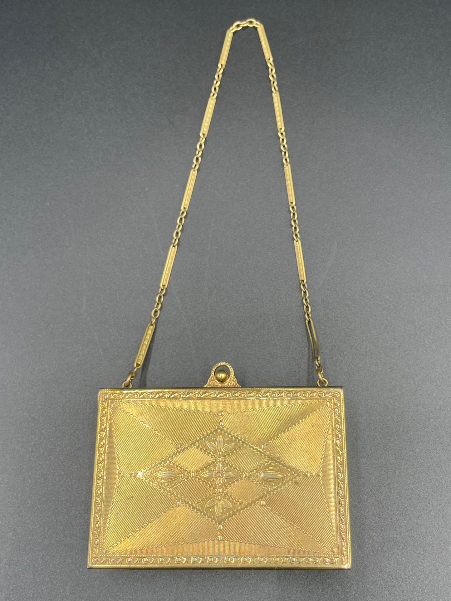 Art Nouveau Miniaudiere Pristine Antique Compact
Vanity Carryall Purse