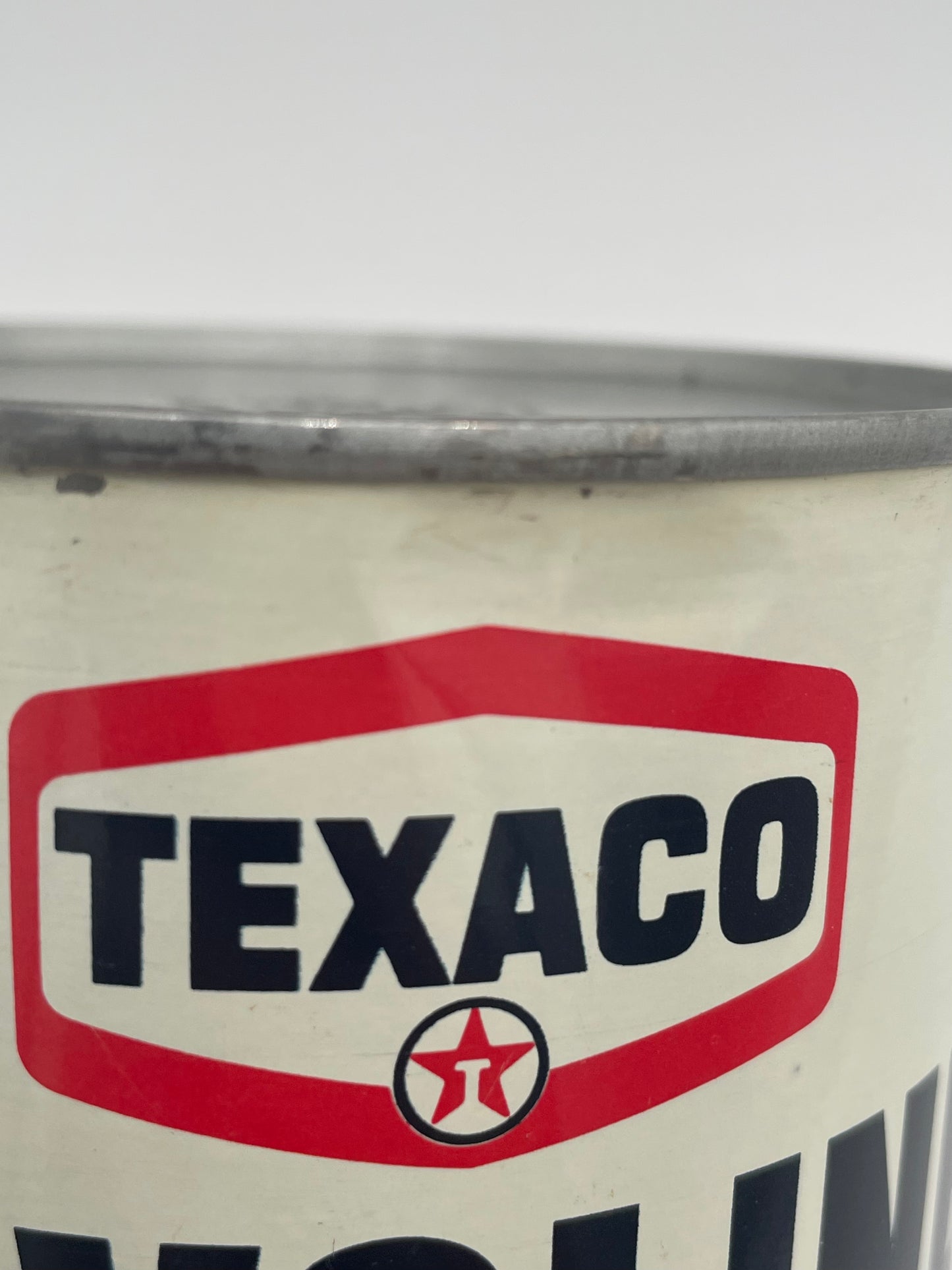 TEXACO HAVOLINE Motor Oil 1 FULL Quart Metal Can - 1978 NOS - Vintosh Vintage
