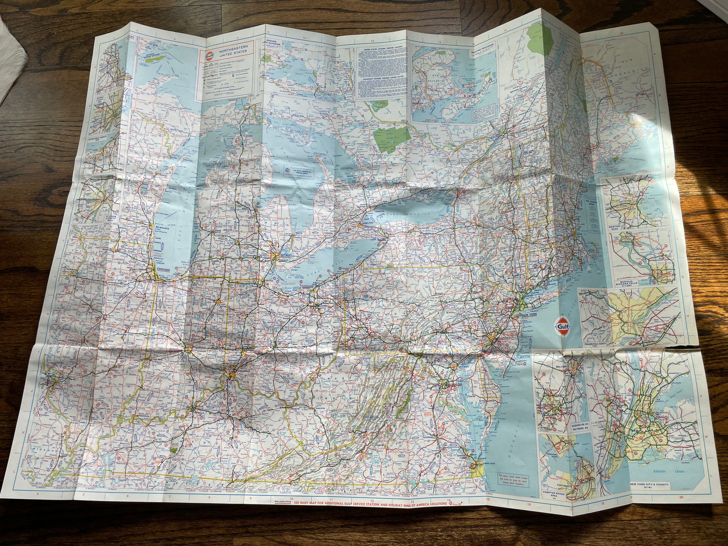 4 1960/70s Vickers Gulf Standard Oil & Conoco Road Maps of
KS MO NE Eastern US GAS & Oil Ephemera - Vintosh Vintage
