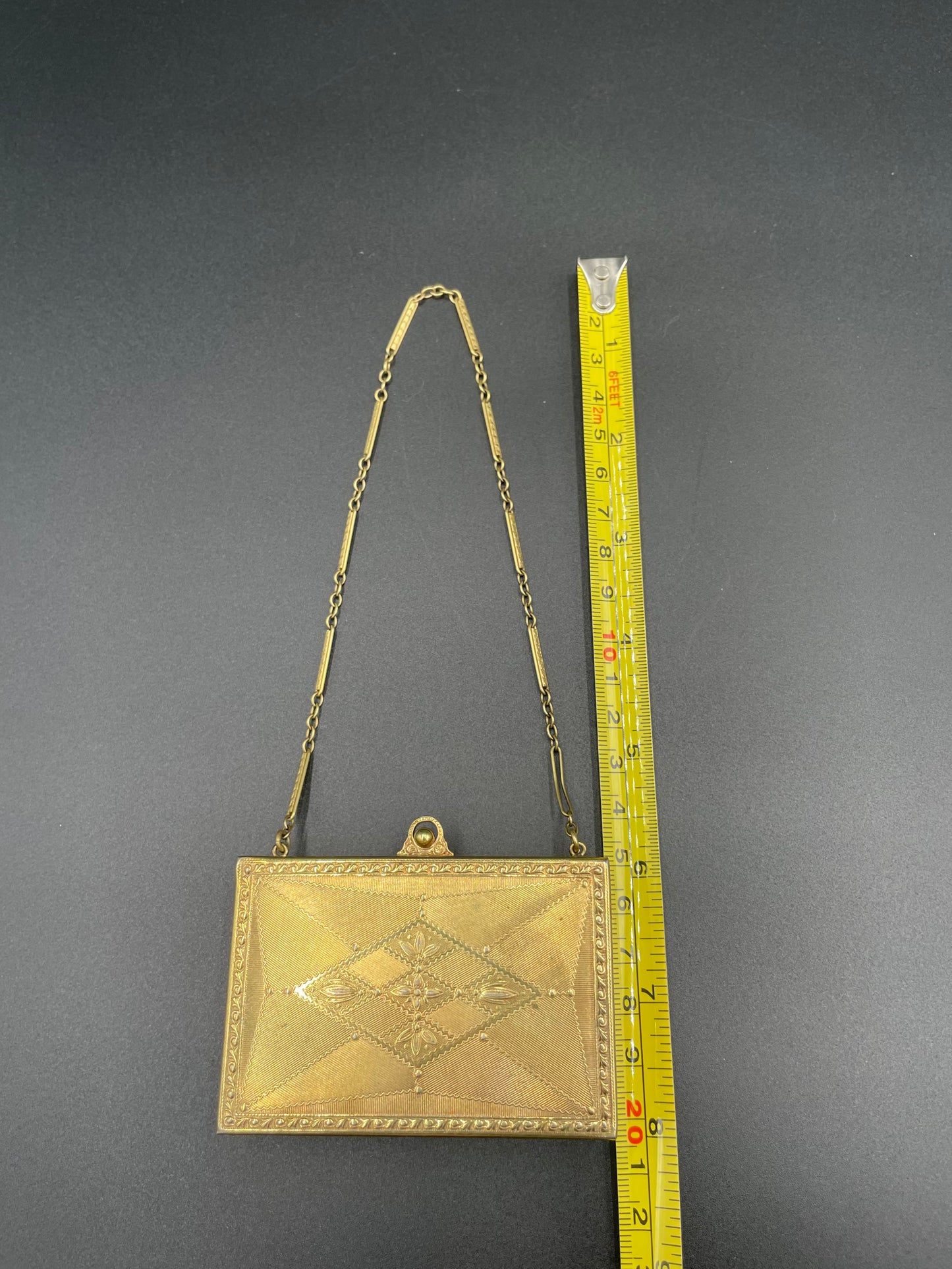 Art Nouveau Miniaudiere Pristine Antique Compact
Vanity Carryall Purse