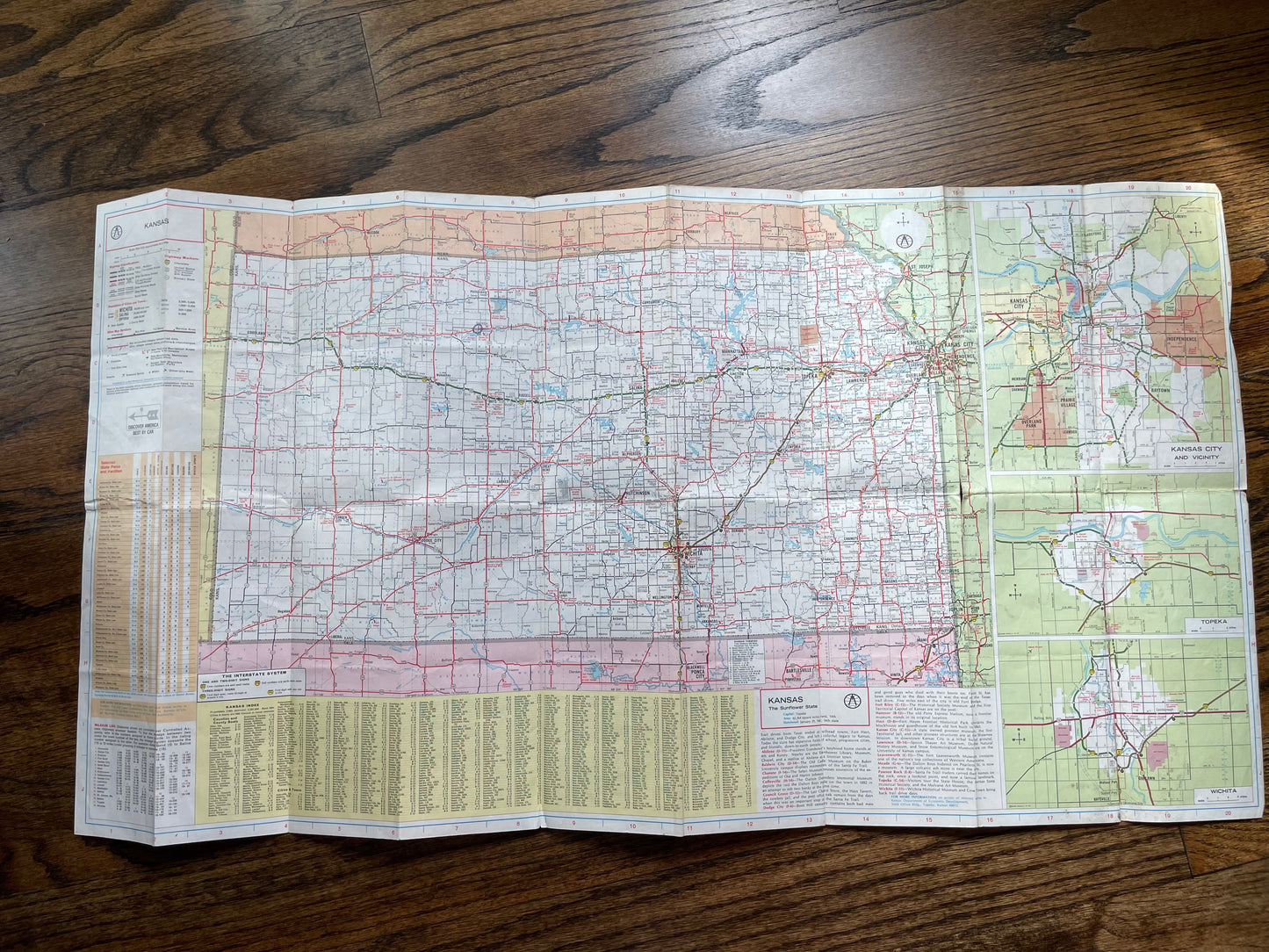 4 1960/70s Vickers Gulf Standard Oil & Conoco Road Maps of
KS MO NE Eastern US GAS & Oil Ephemera - Vintosh Vintage