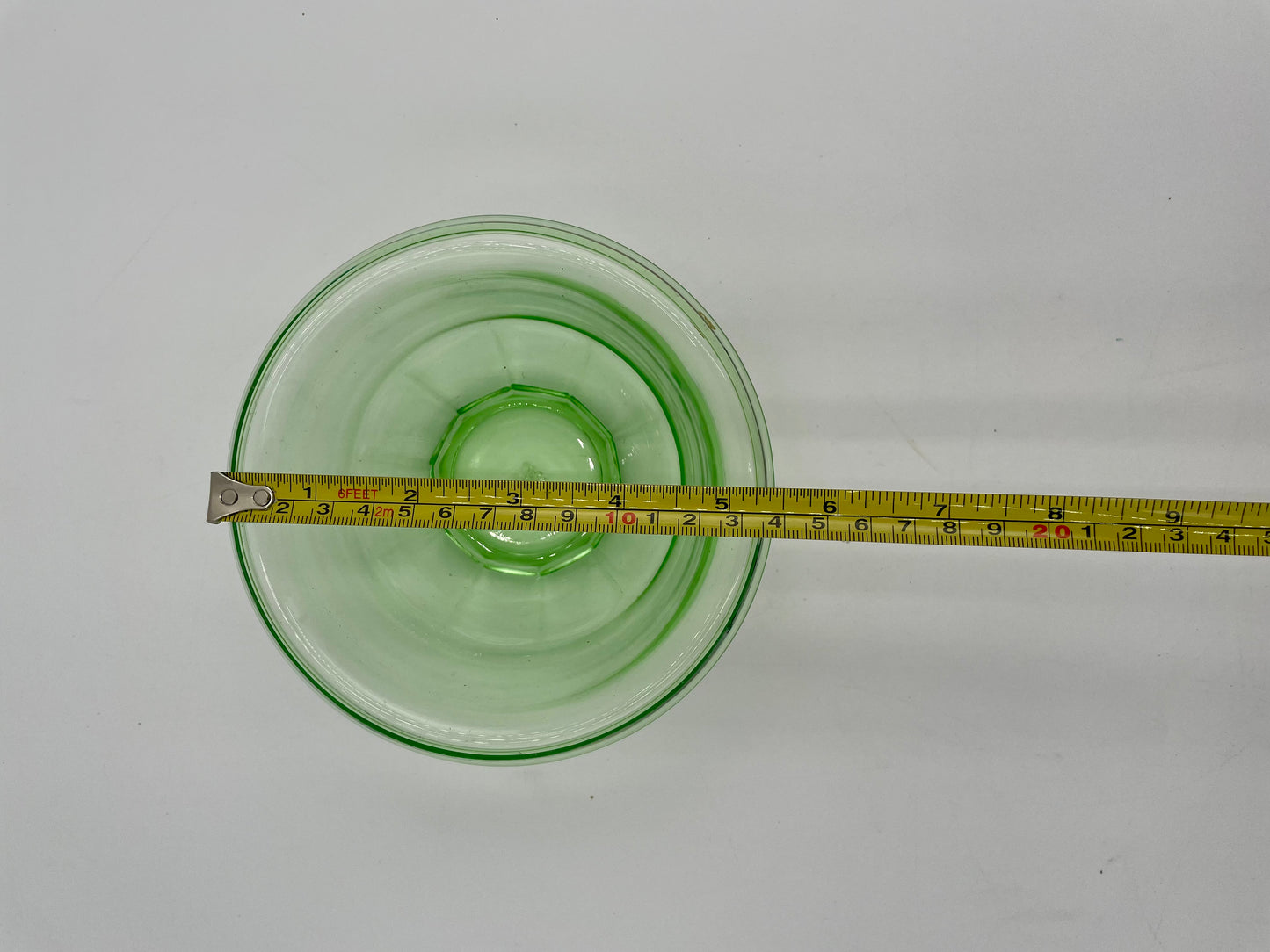 Vtg Hazel Atlas Rest Well Green Depression/Uranium Glass
Mixing Bowl 5.5" - Vintosh Vintage