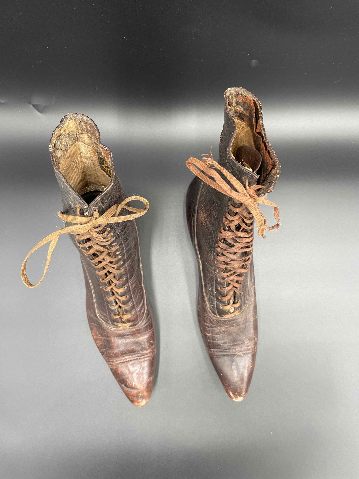 Antique Victorian Women's Lace up Boots Shoes Braifsch's Wichita
Kansas