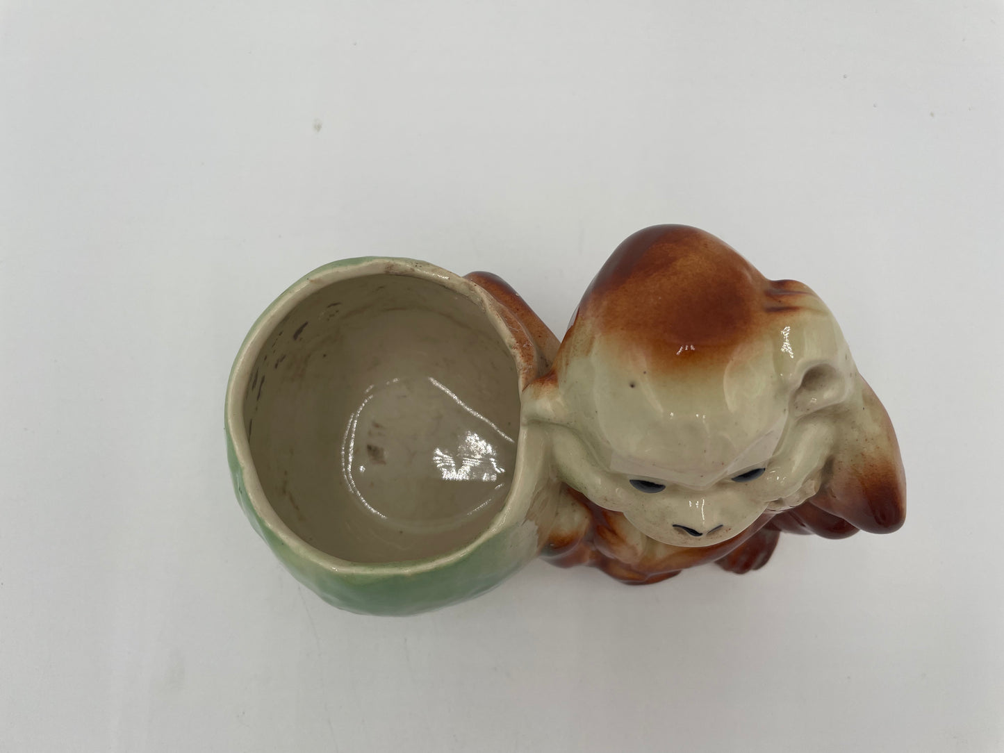 1940s Monkey Ceramic
Planter - Japan