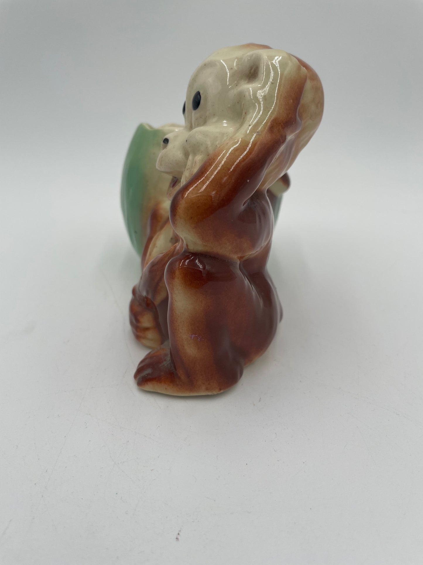 1940s Monkey Ceramic
Planter - Japan