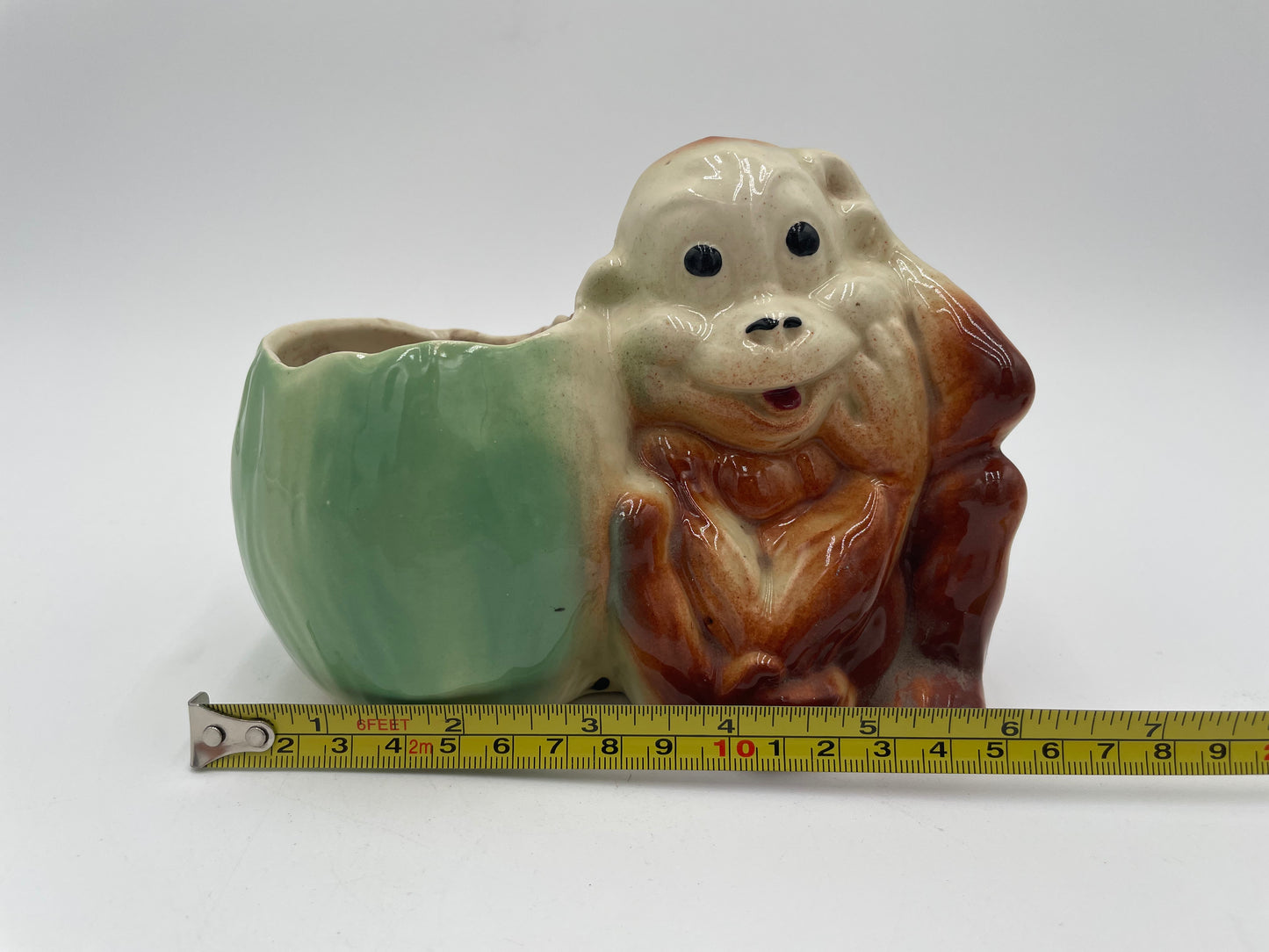 1940s Monkey Ceramic
Planter - Japan