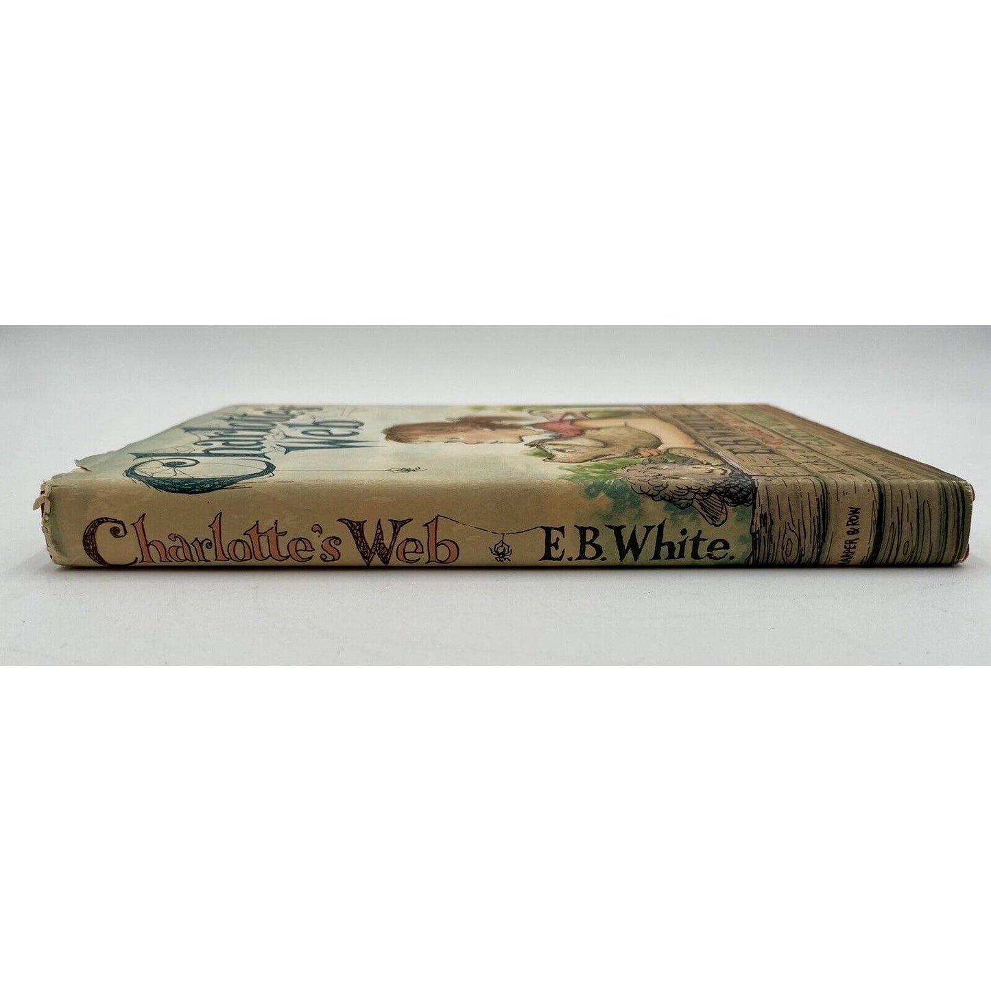 Charlotte's Web: E. B. White (1952) Hardcover Book Club Edition + Dust Jacket - Vintosh Vintage