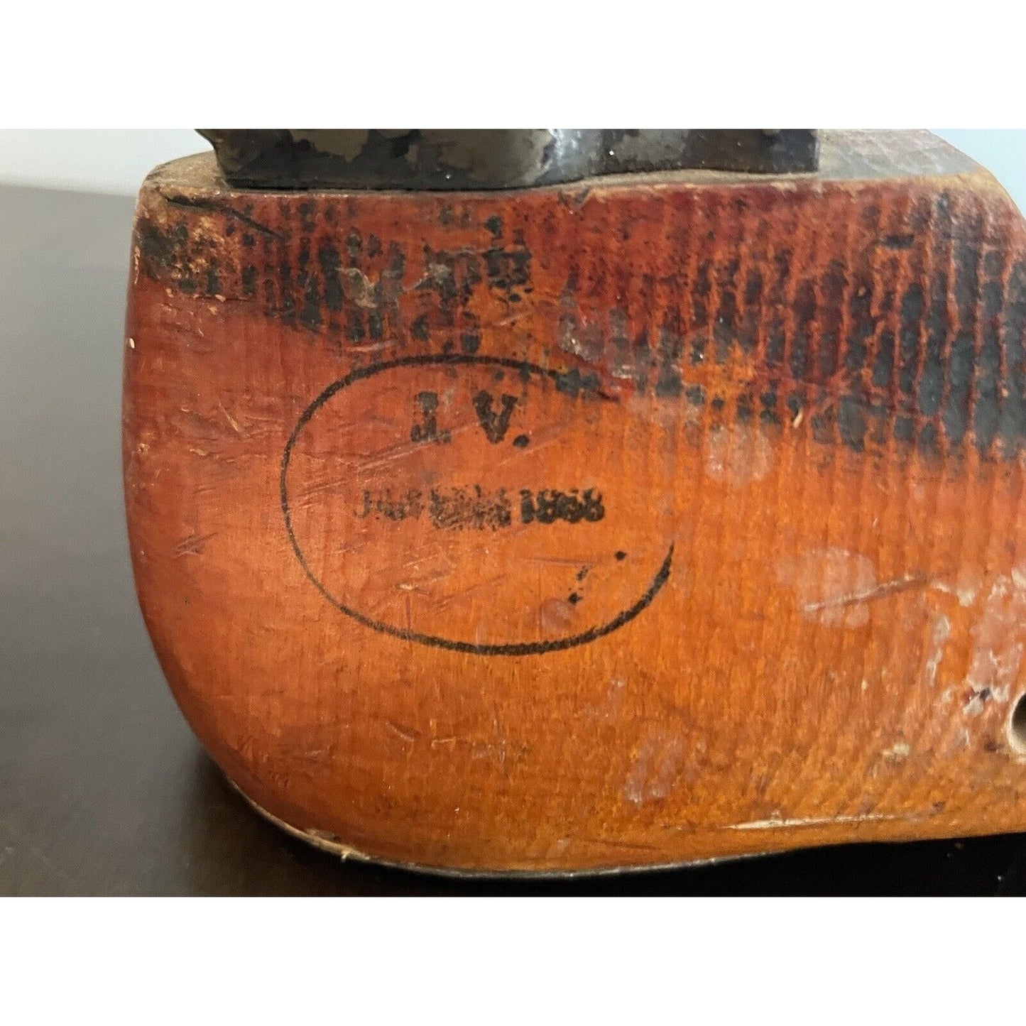 1968 J.V. Wooden Shoe Last Form Size 8 1/2 D (C3) - Vintosh Vintage