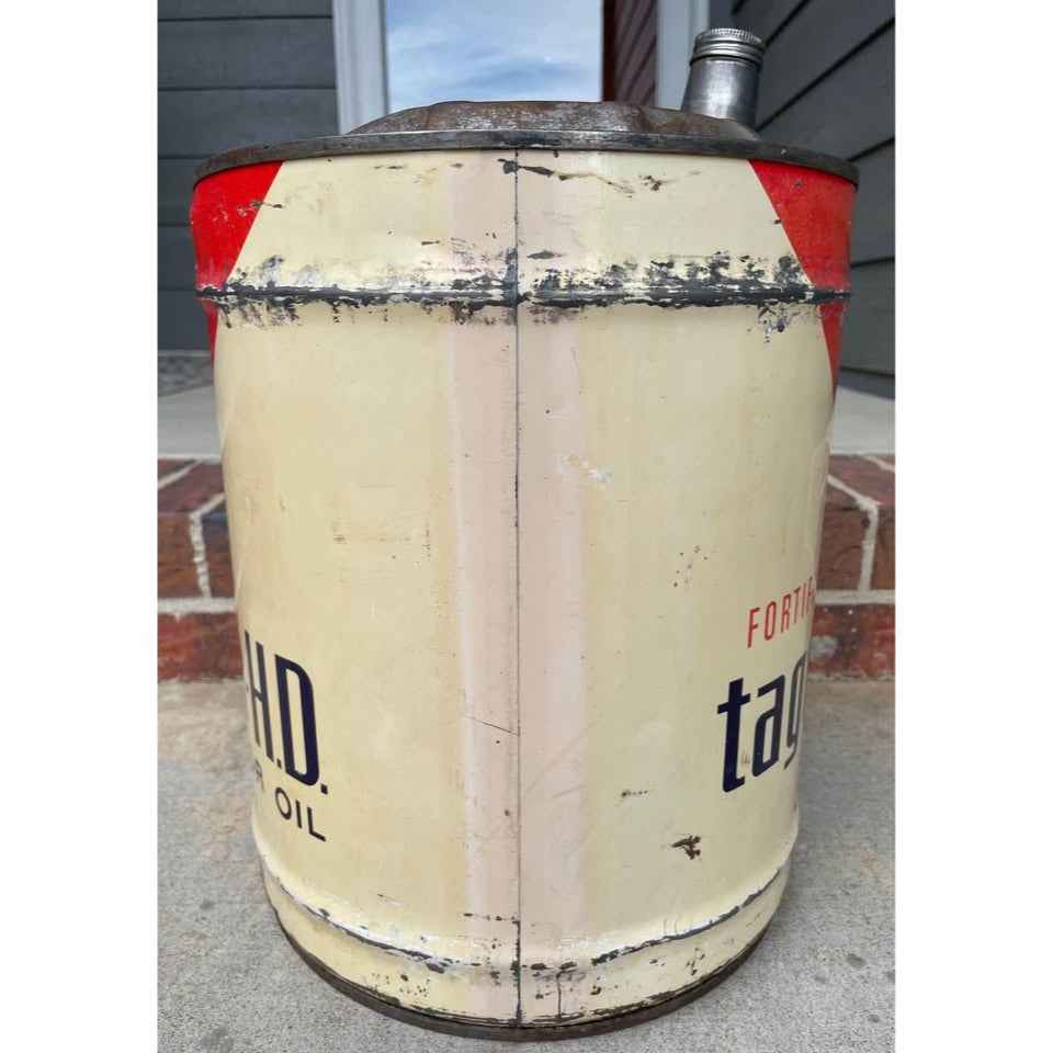 1973 Skelly Fortified Tangolene HD Motor Oil Can