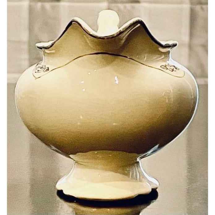 Homer Laughlin Virginia RosePatrician Design Footed Gravy Boat (C3)