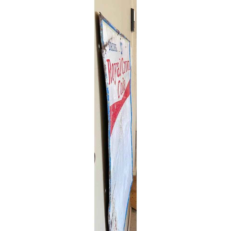 Vintage DRINK Royal Crown Cola Metal Sign