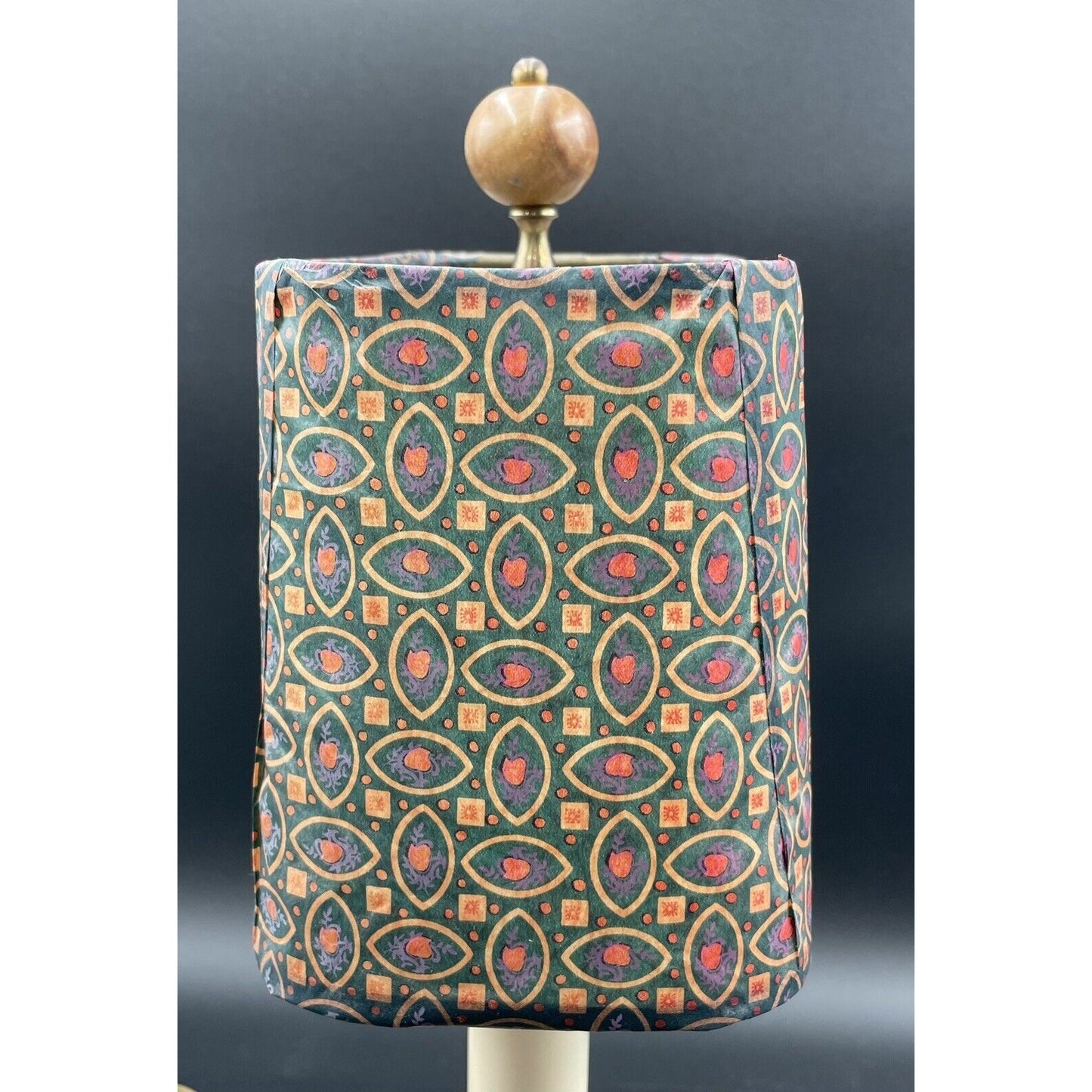 Charming Vintage Bouillotte Oblong Marble Double Candle Table Lamp - Vintosh Vintage