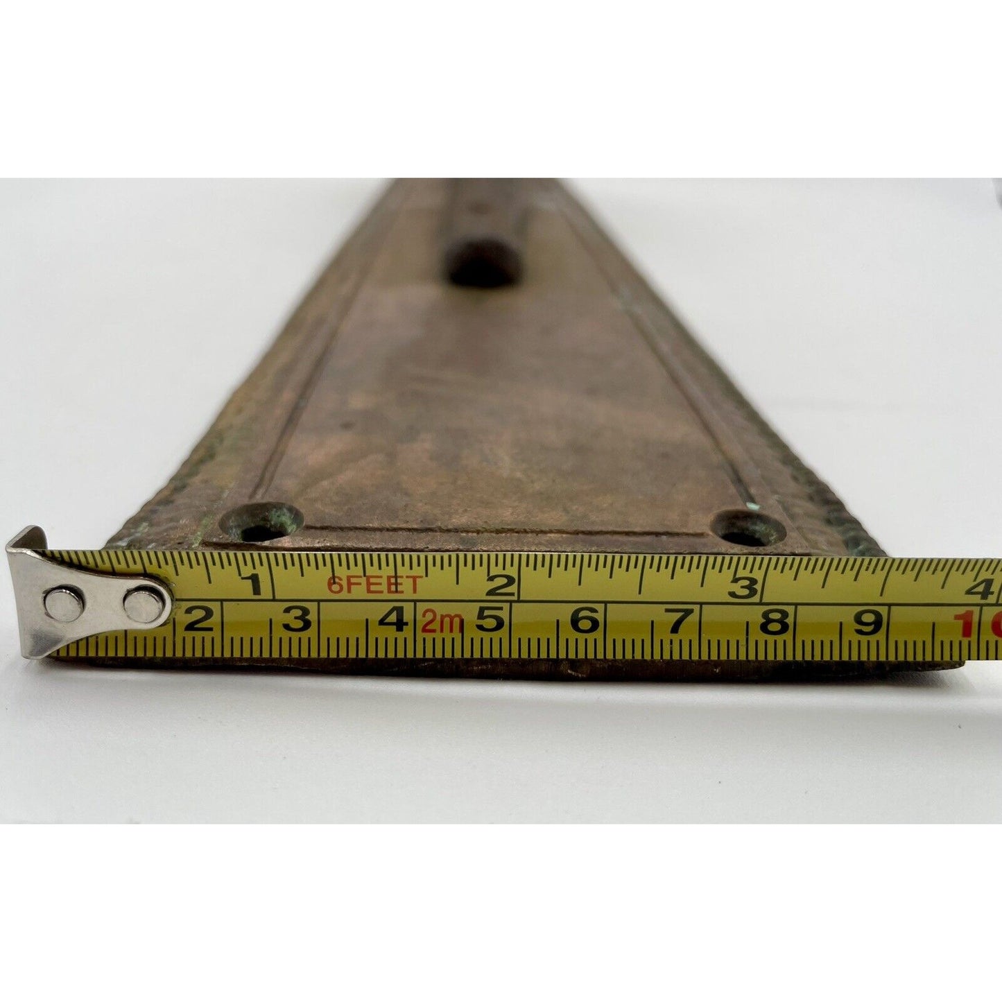 Heavy Solid Brass 24" Antique Door PULL HANDLE - Vintosh Vintage