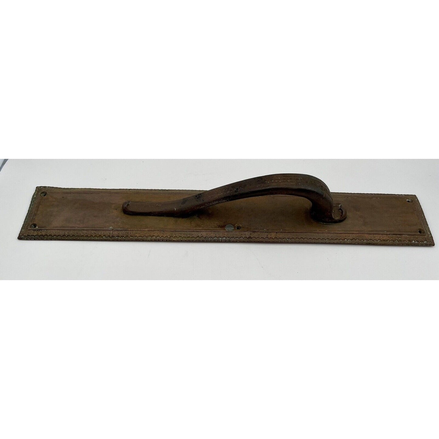 Heavy Solid Brass 24" Antique Door PULL HANDLE - Vintosh Vintage