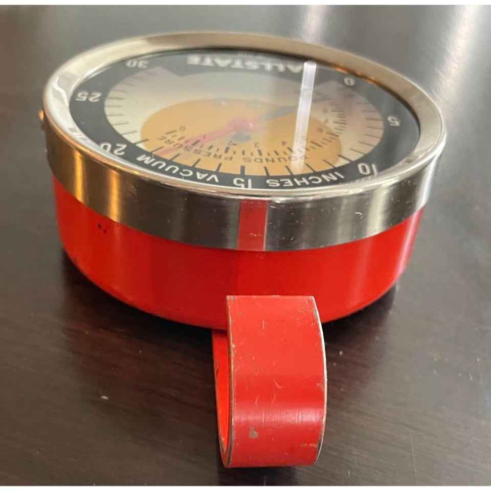 Vintage ALLSTATE VACUUM/ PRESSURE GAUGE 2114 (C2)