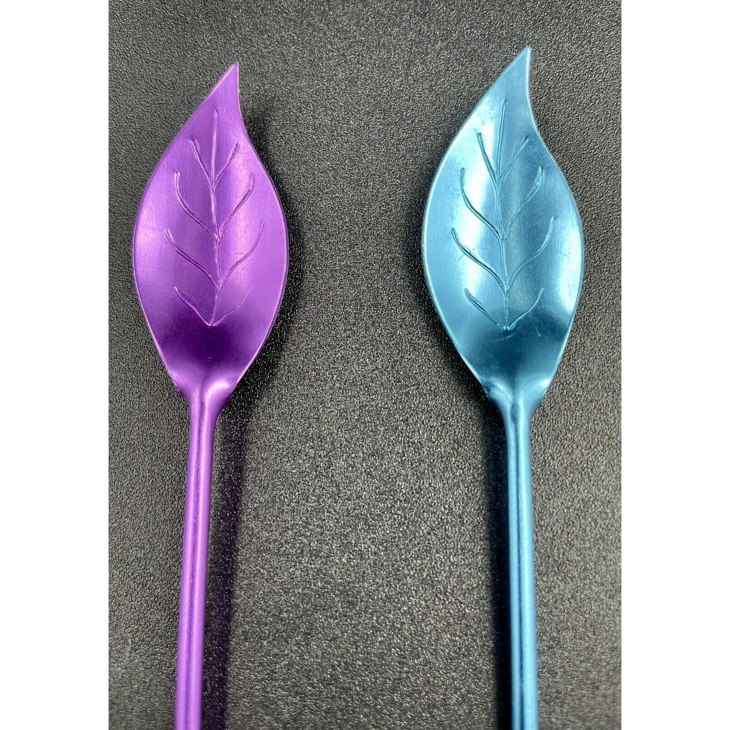 Vintage Tallstirs Anodized Aluminum Leaf Drink Stirrers (B7) - Vintosh Vintage