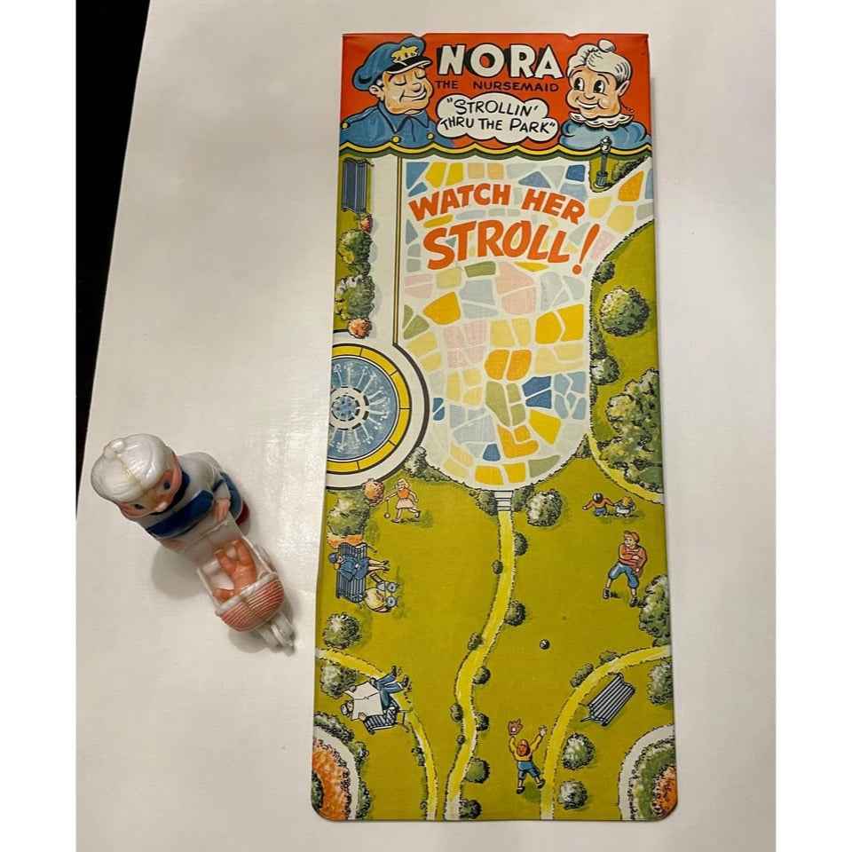 1951 NORA THE NURSEMAID, WALKING TOY W/ RAMP (C3)