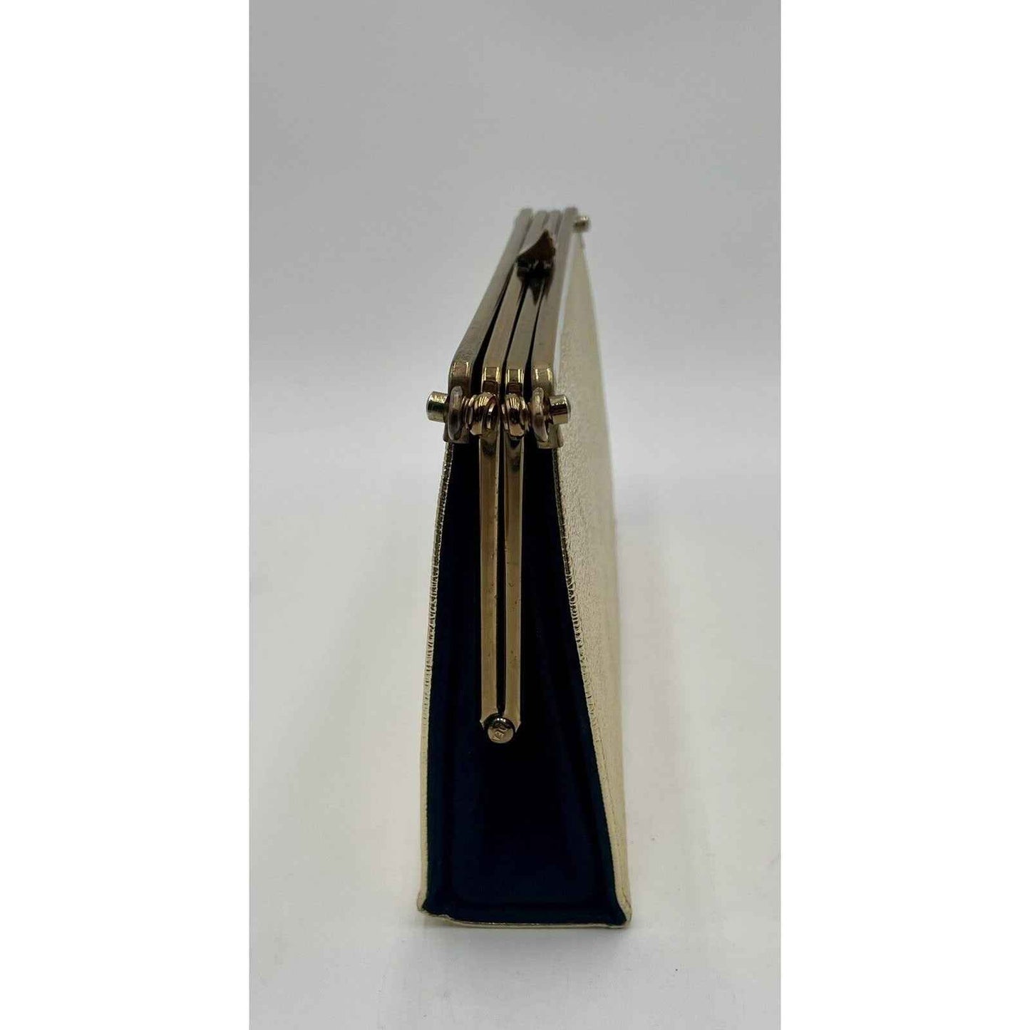 1950s L&M Edwards Convertible 3-in-1 Handbag/Clutch w/ Gold Chain Strap