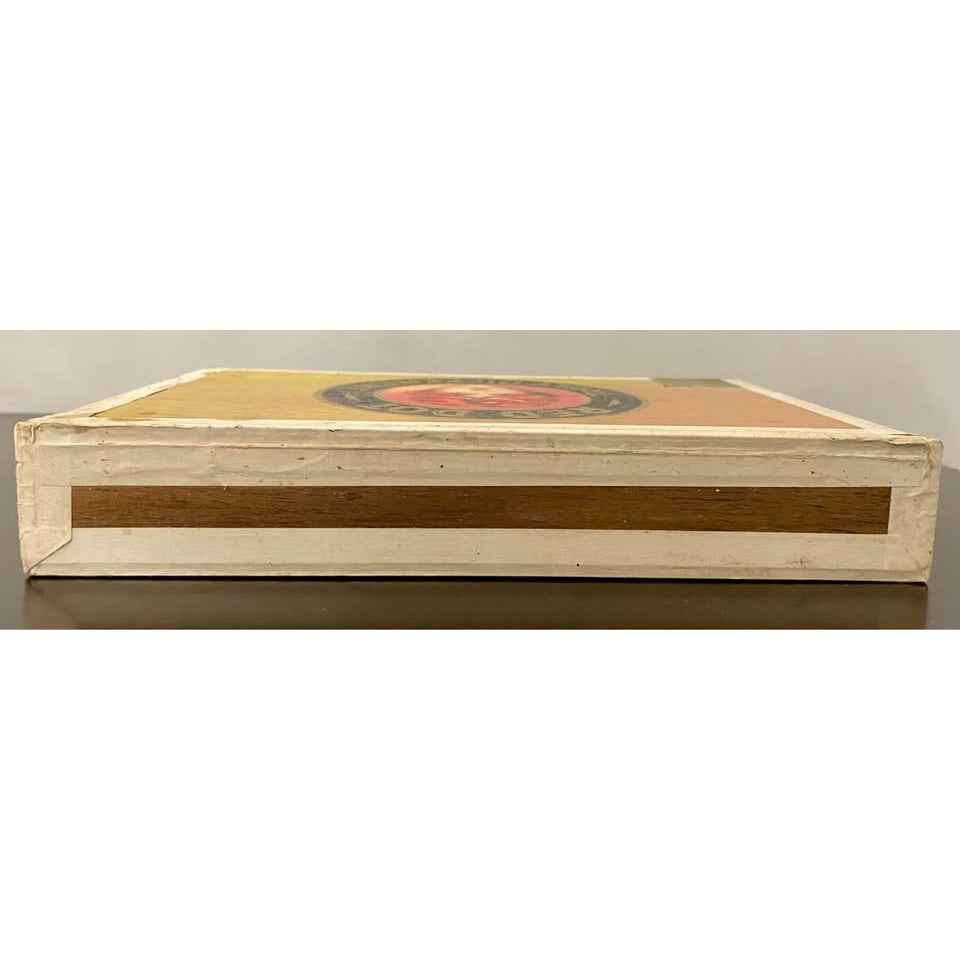 Vintage Truly Different 5 Cents Red Dot Wood Box (C2)