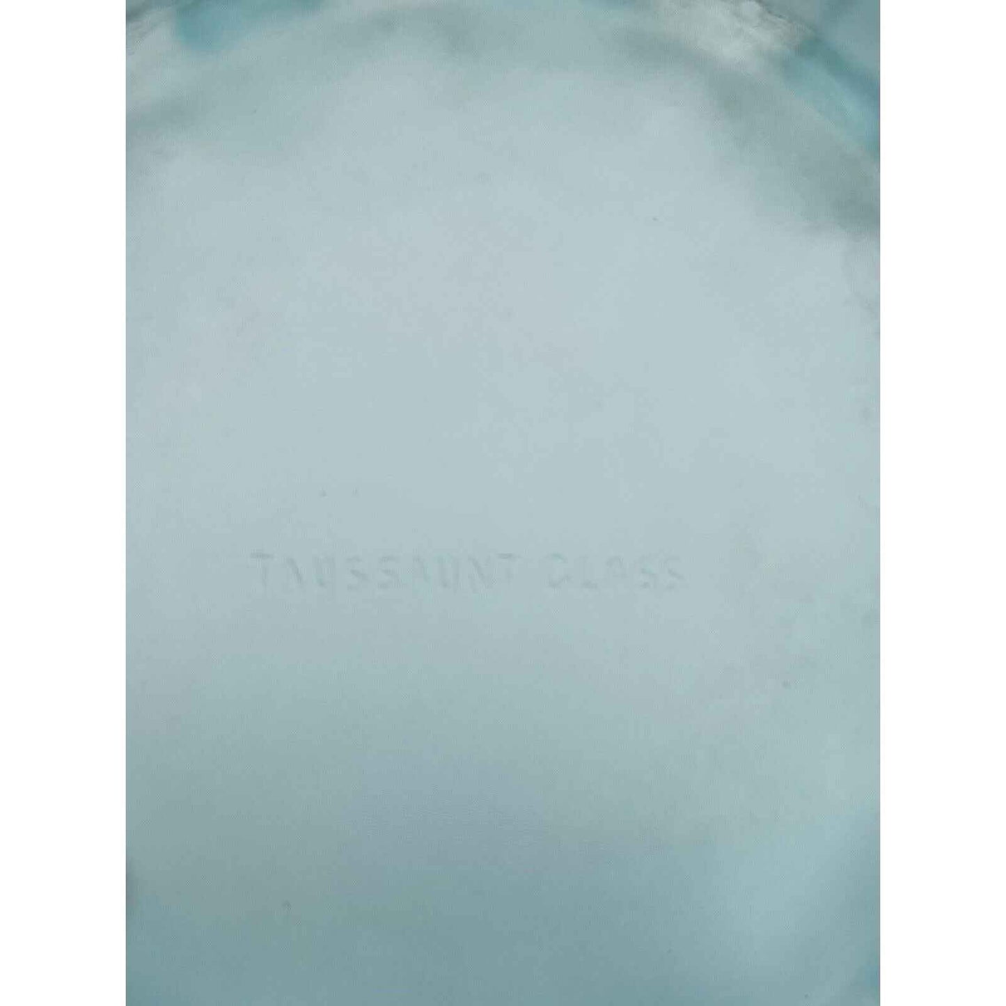 1920s Art Deco Taussaunt Glass Jester Satin Blue Footed Powder Jar (B2)