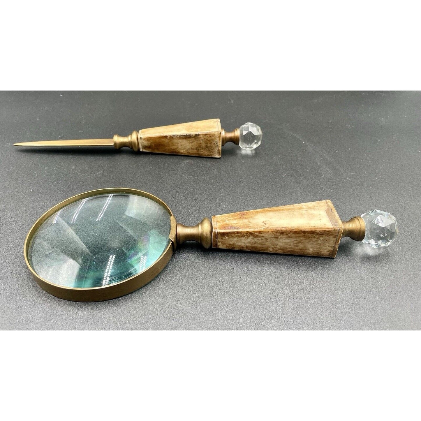 Vintage Magnifying Glass and Letter Opener Set - Vintosh Vintage