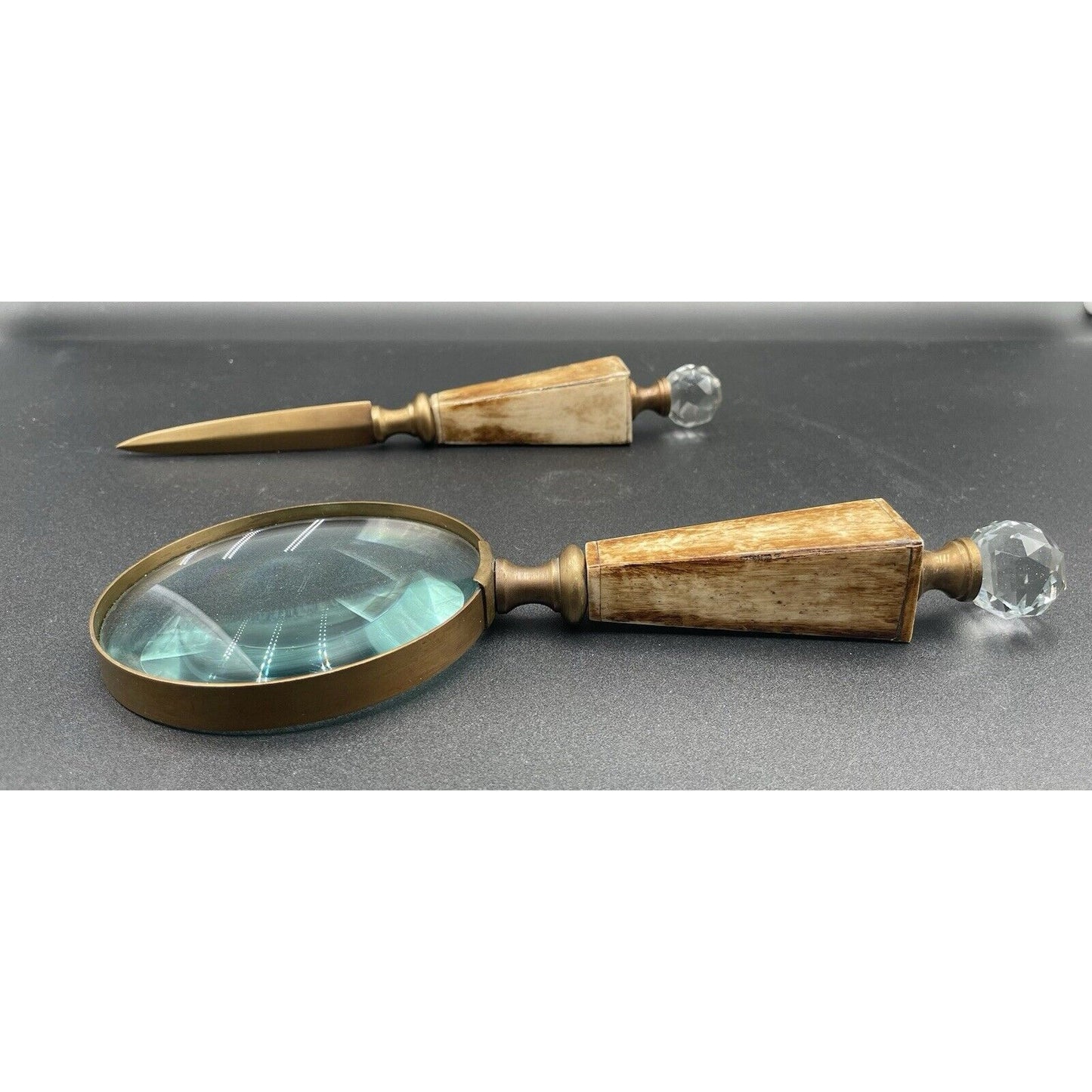 Vintage Magnifying Glass and Letter Opener Set - Vintosh Vintage
