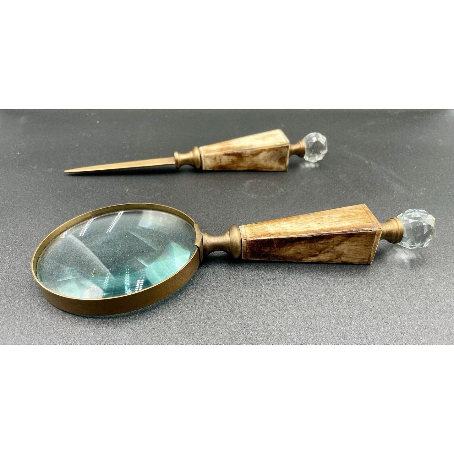 Vintage Magnifying Glass and Letter Opener Set - Vintosh Vintage