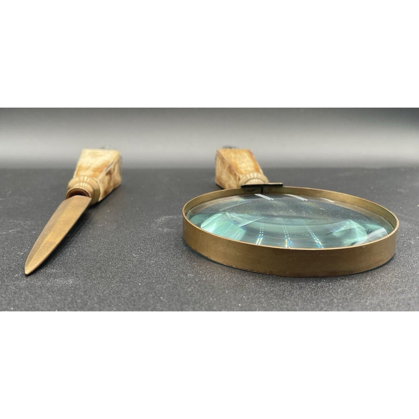 Vintage Magnifying Glass and Letter Opener Set - Vintosh Vintage