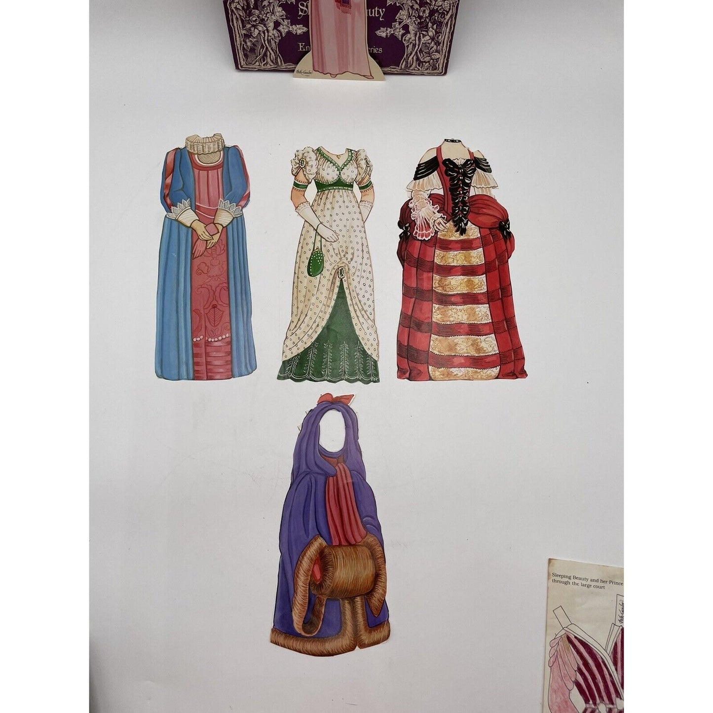 Lot of 1980s Paper Dolls Sleeping Beauty Barbie Ken Cinderella & Much More (A1) - Vintosh Vintage