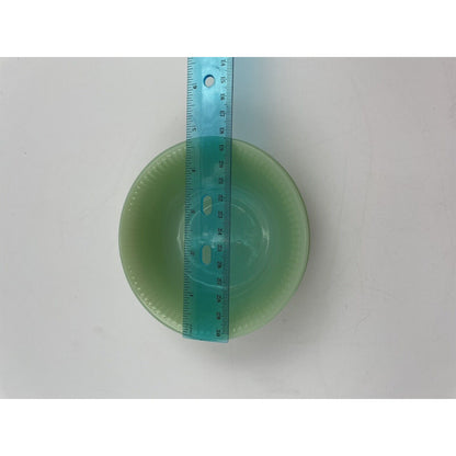 Two Vintage Fire King Jadeite Jane Ray Berry Dessert Fruit Bowls (D5) - Vintosh Vintage
