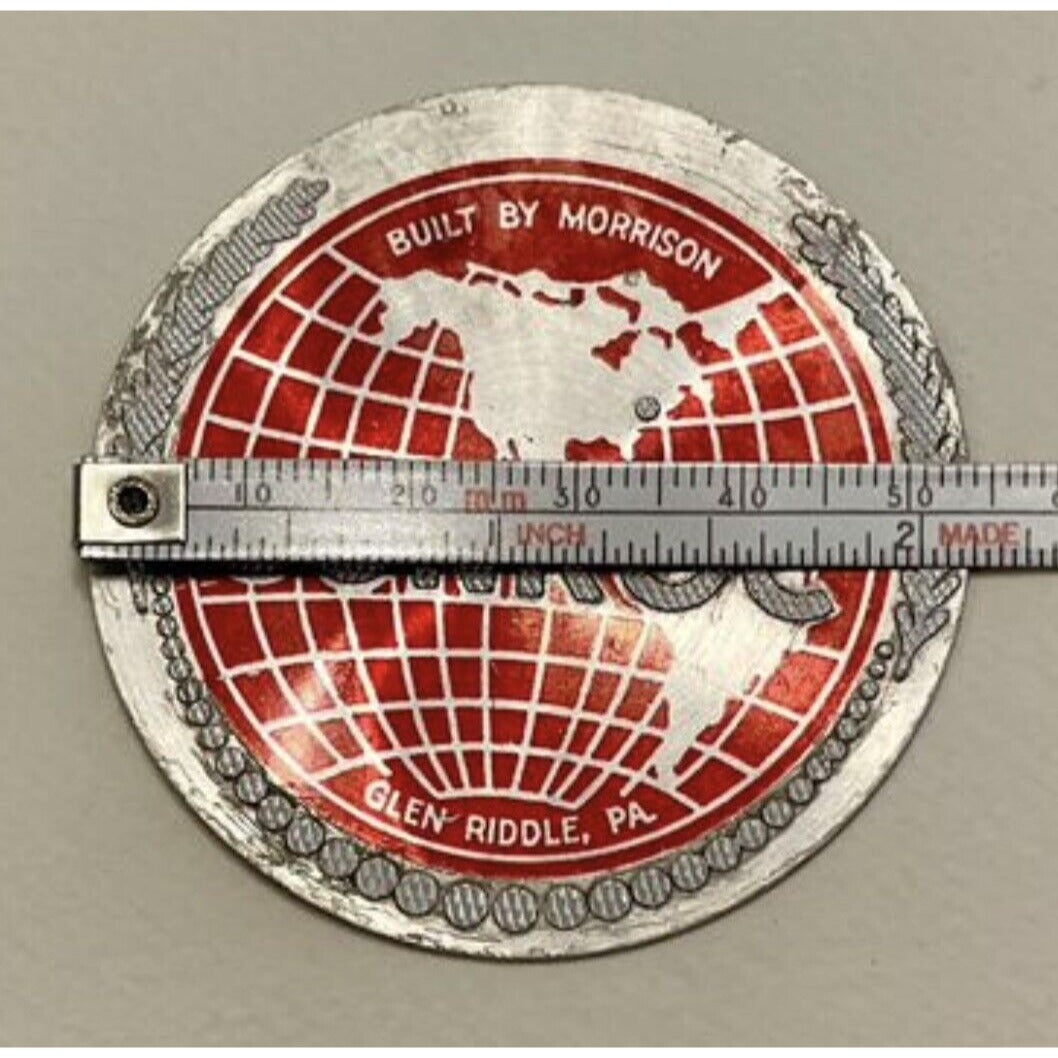 1960's Sunroc Water Fountain Globe Badge/Emblem (C3) - Vintosh Vintage