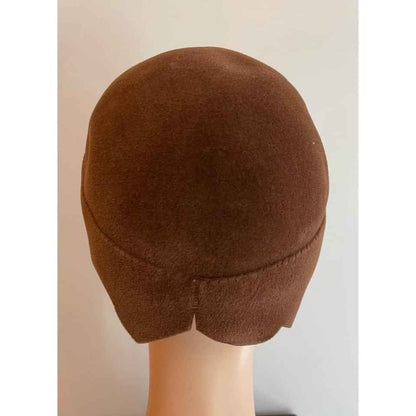 Vintage Scalloped Velour Hat By Original Design By Madcaps