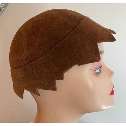 Vintage Scalloped Velour Hat By Original Design By Madcaps