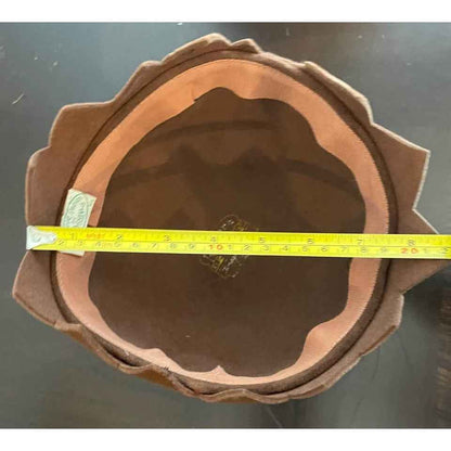 Vintage Scalloped Velour Hat By Original Design By Madcaps