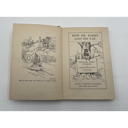 Hollow Tree Stories - How Mr Rabbit Lost His Tail by Albert Bigelow Paine (C8) - Vintosh Vintage