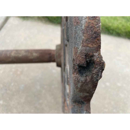 Vtg Original Cities Service Oil Gas Station Sign Base