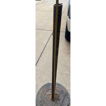 Vtg Original Cities Service Oil Gas Station Sign Base