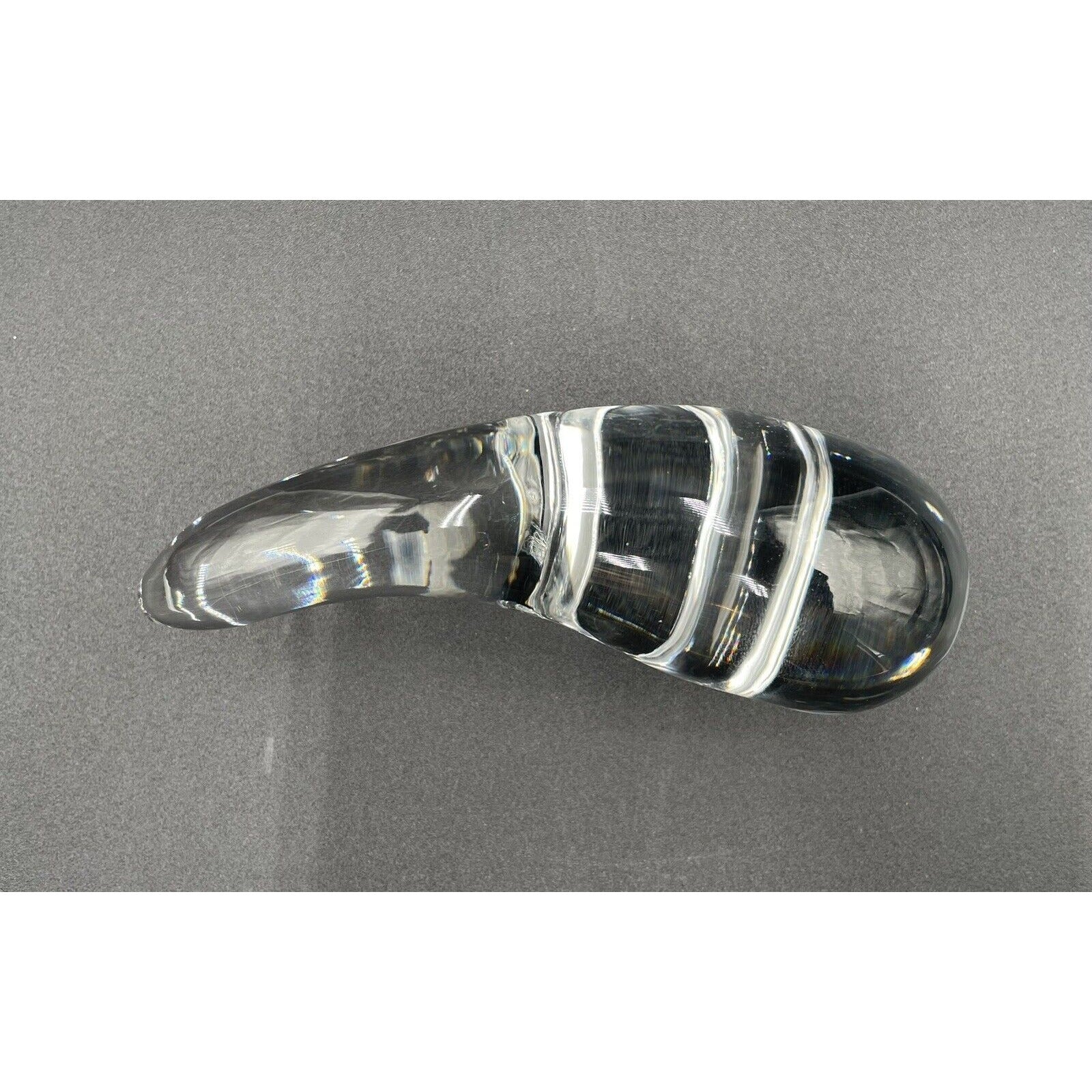 Vintage Baccarat France Crystal Anteater Figurine Paperweight (B1) - Vintosh Vintage