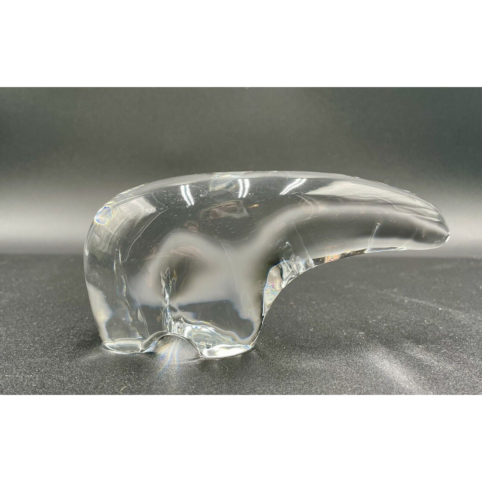 Vintage Baccarat France Crystal Anteater Figurine Paperweight (B1) - Vintosh Vintage